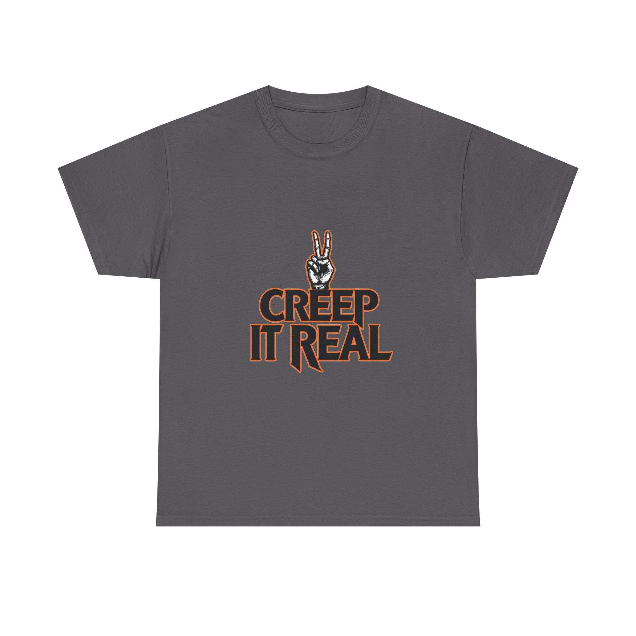 'Creep It Real'  Retro Peace Hand Graphic T-Shirt