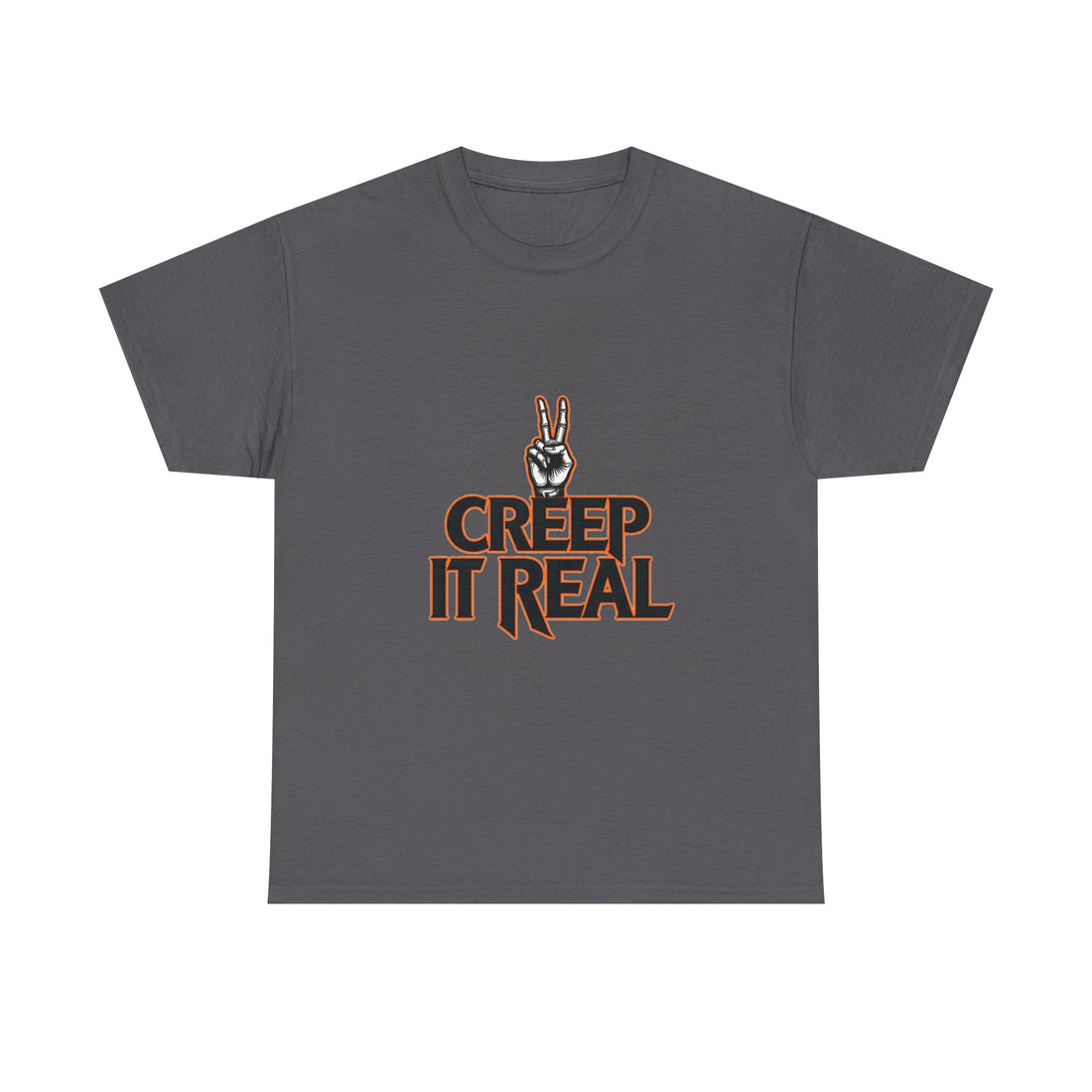 'Creep It Real'  Retro Peace Hand Graphic T-Shirt