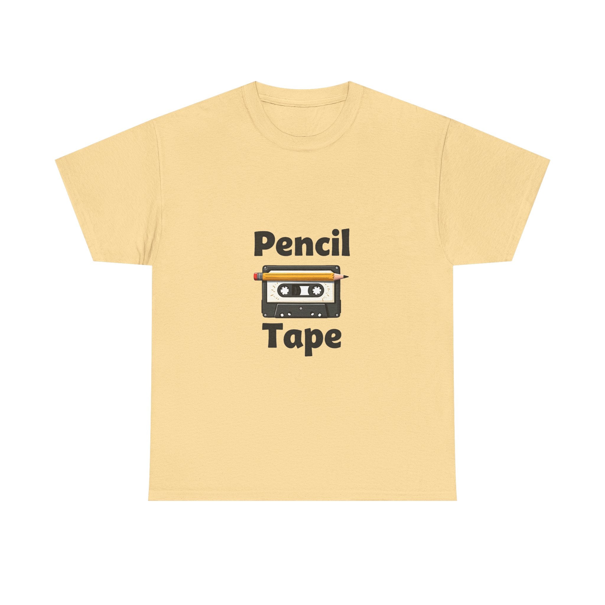 'Pencil Tape' Vintage Cassette Graphic T-Shirt