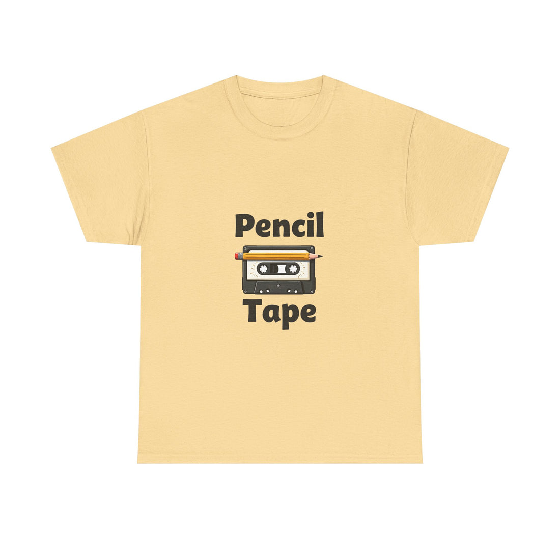 'Pencil Tape' Vintage Cassette Graphic T-Shirt