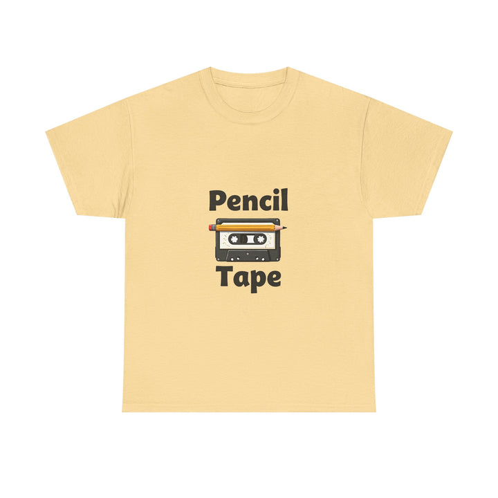'Pencil Tape' Vintage Cassette Graphic T-Shirt