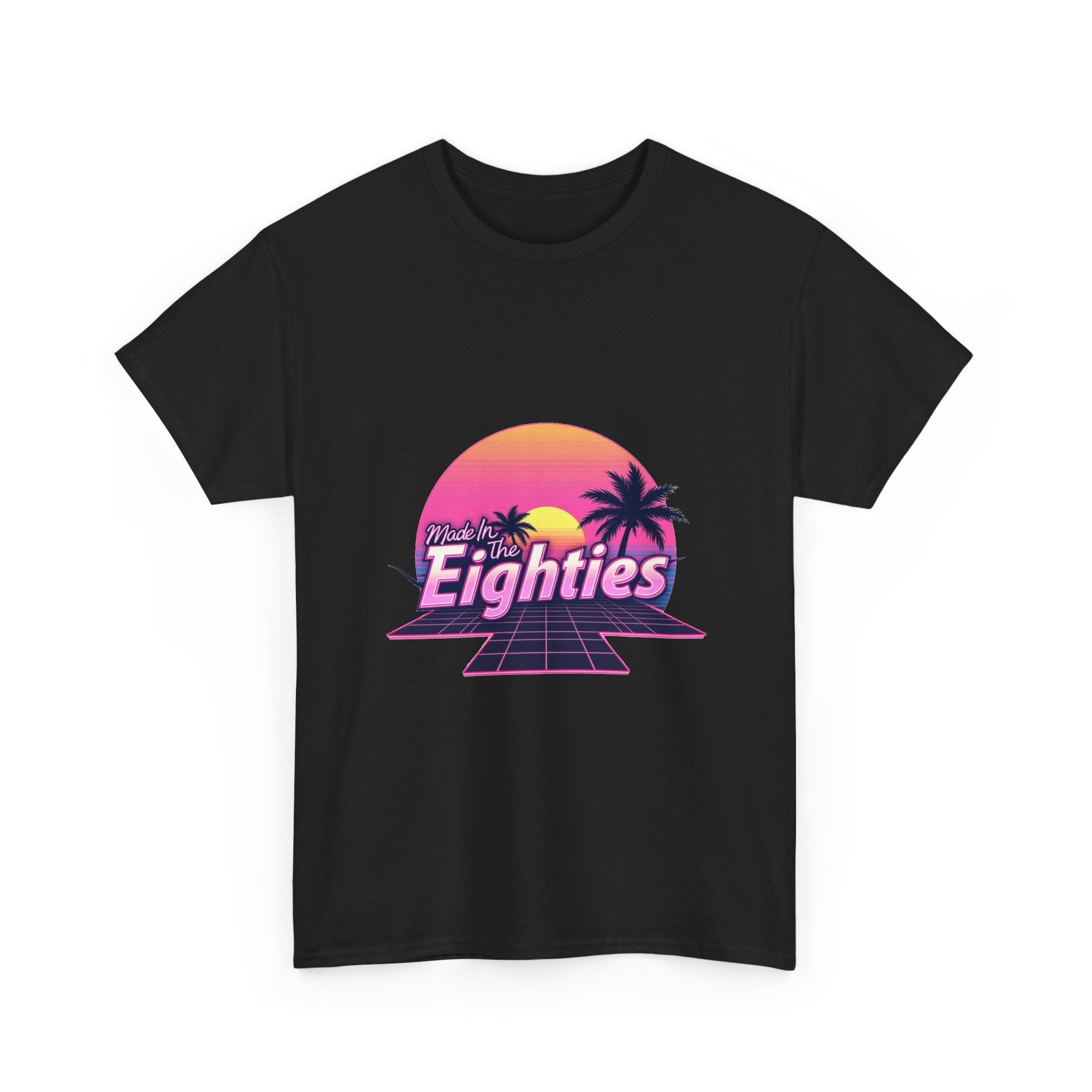 Neon Sunset Retro Eighties Vaporwave T-Shirt