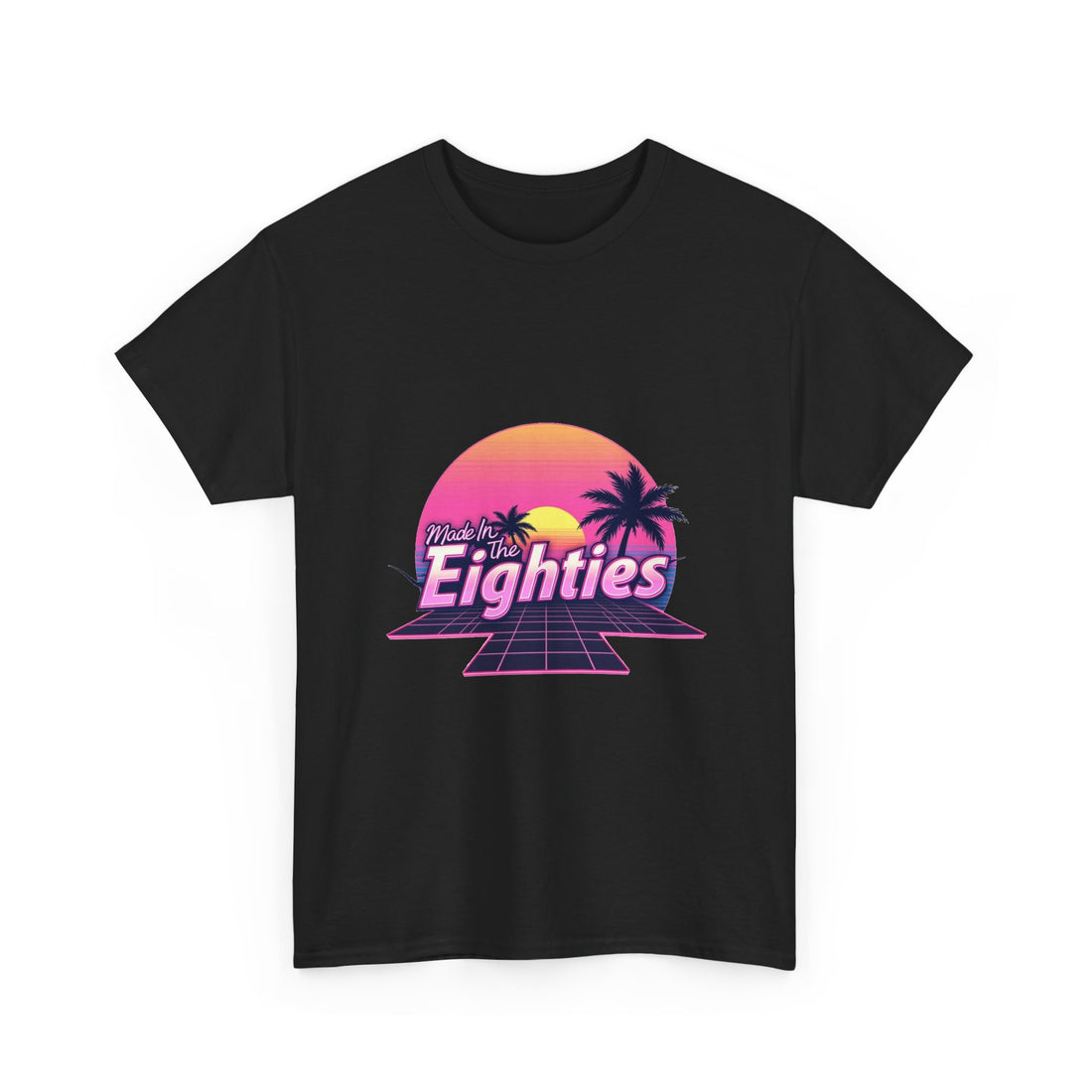 Neon Sunset Retro Eighties Vaporwave T-Shirt