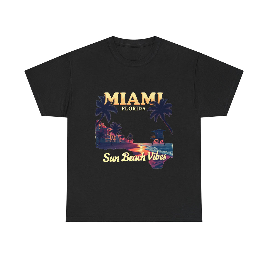 Miami Florida Sun Beach Vibes T-Shirt