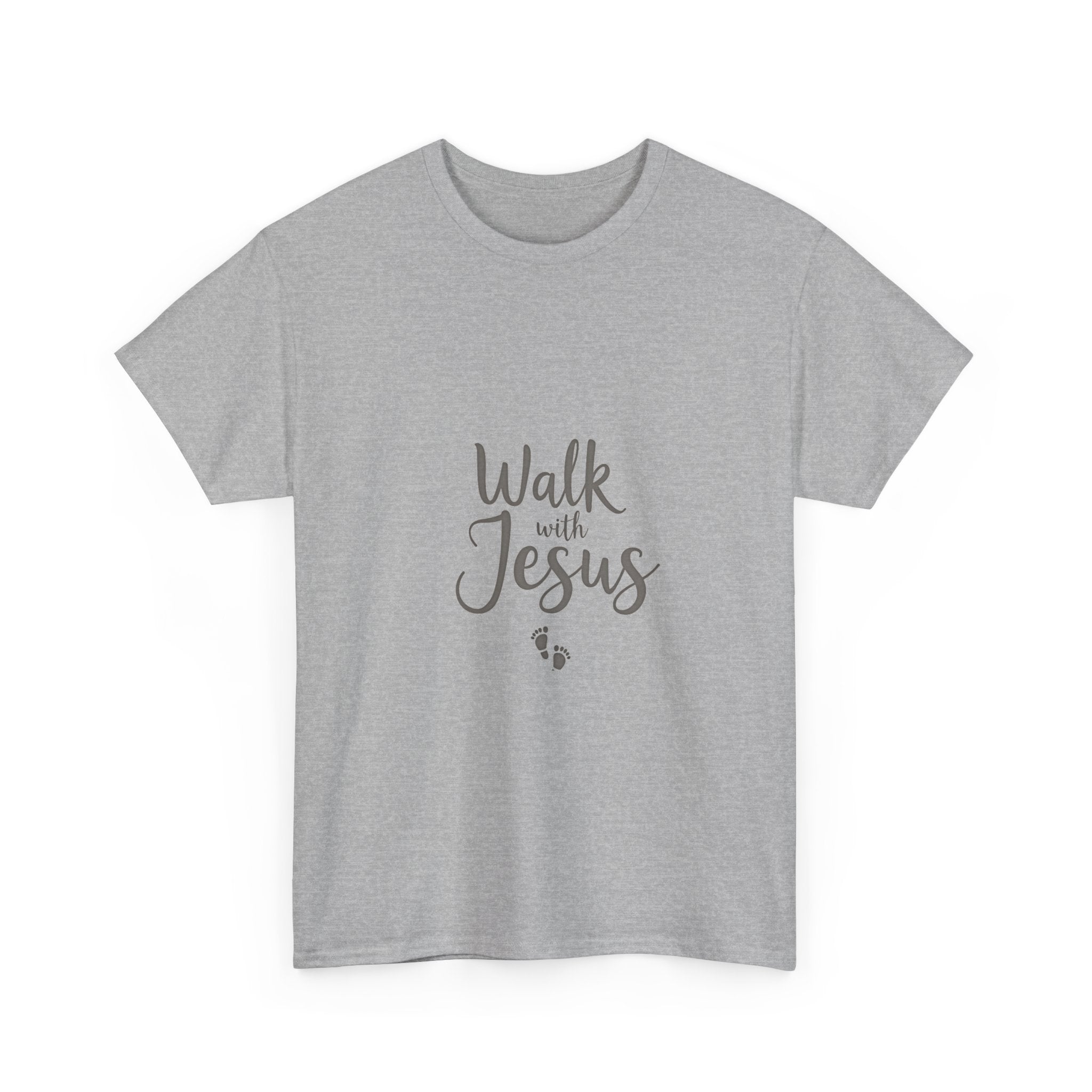 'Walk with Jesus" Footprint Edition Faith T-Shirt