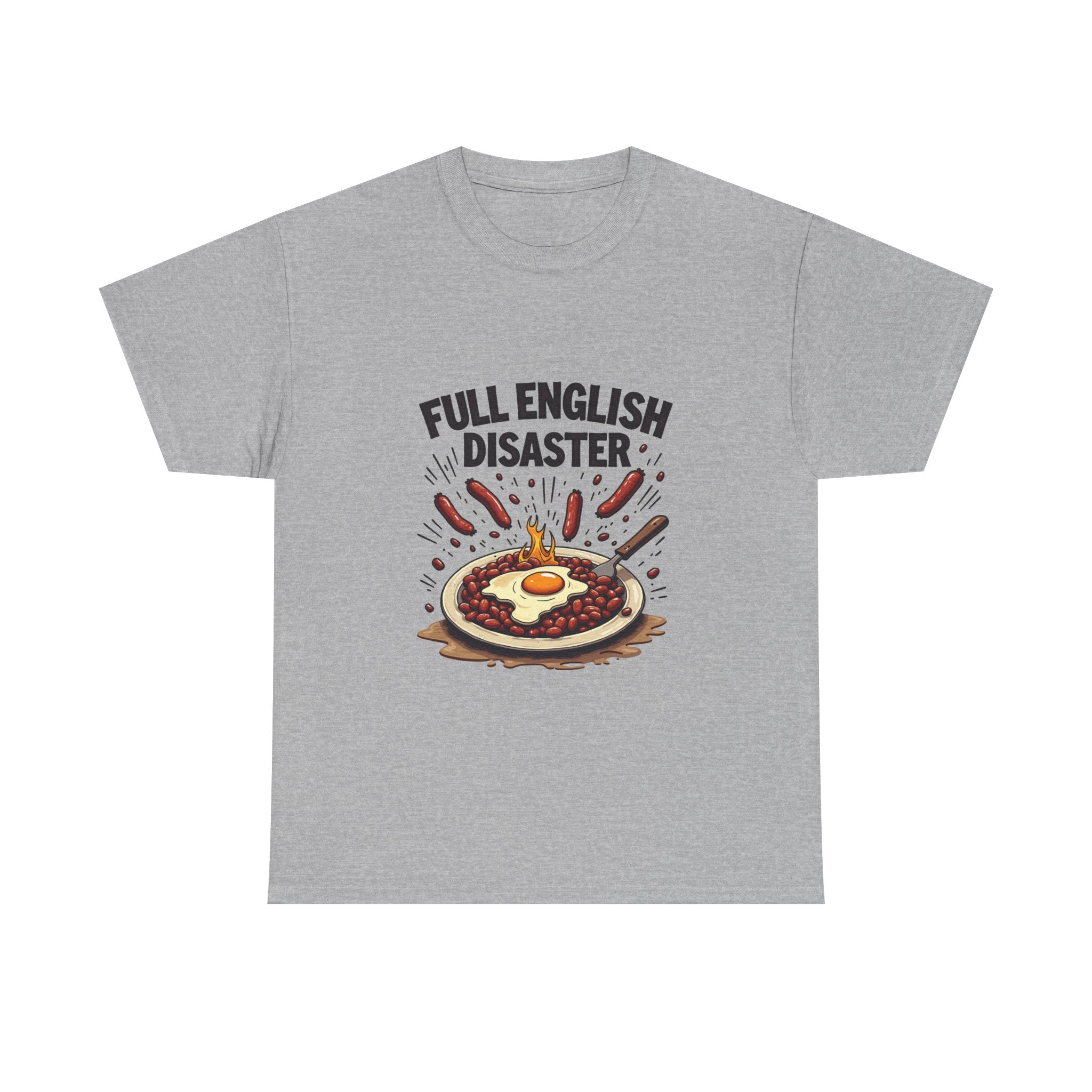"Full English Disaster" Breakfast Graphic T-Shirt