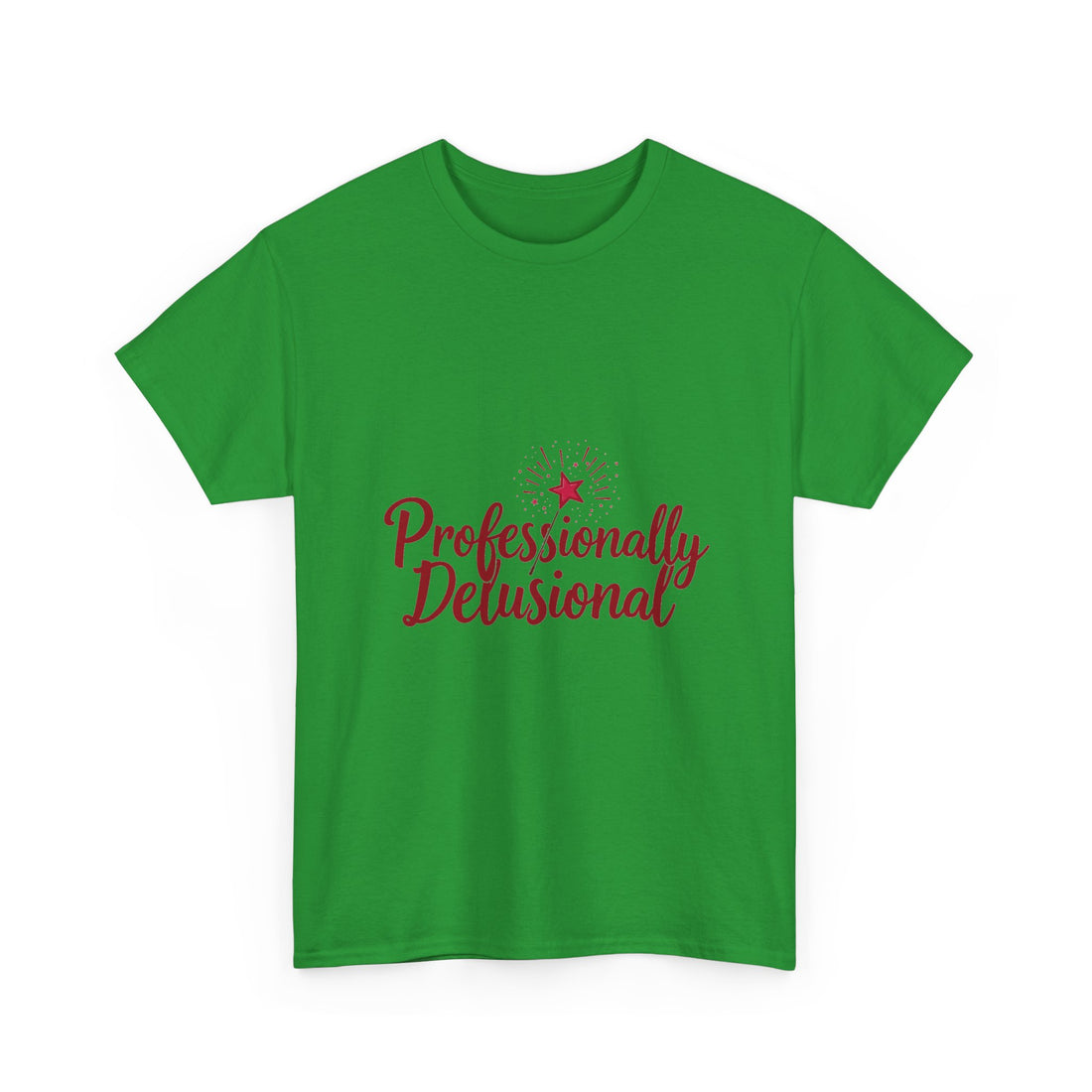 "Professionally Delusional" Script Graphic T-Shirt