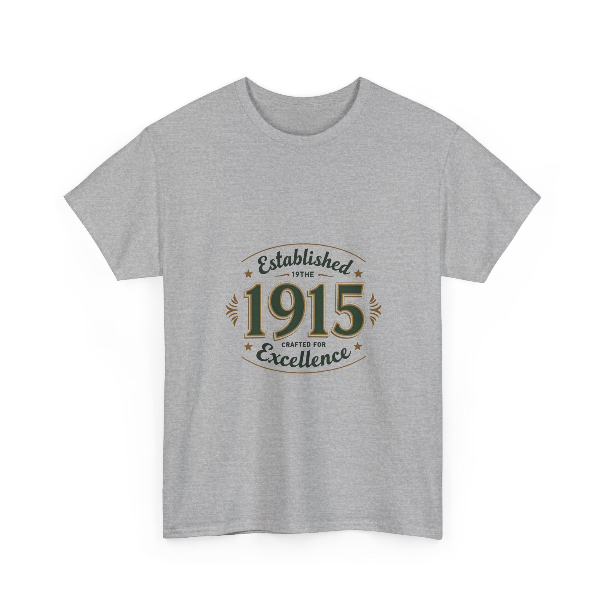 '1915 Established Excellence' Vintage Anniversary T-Shirt