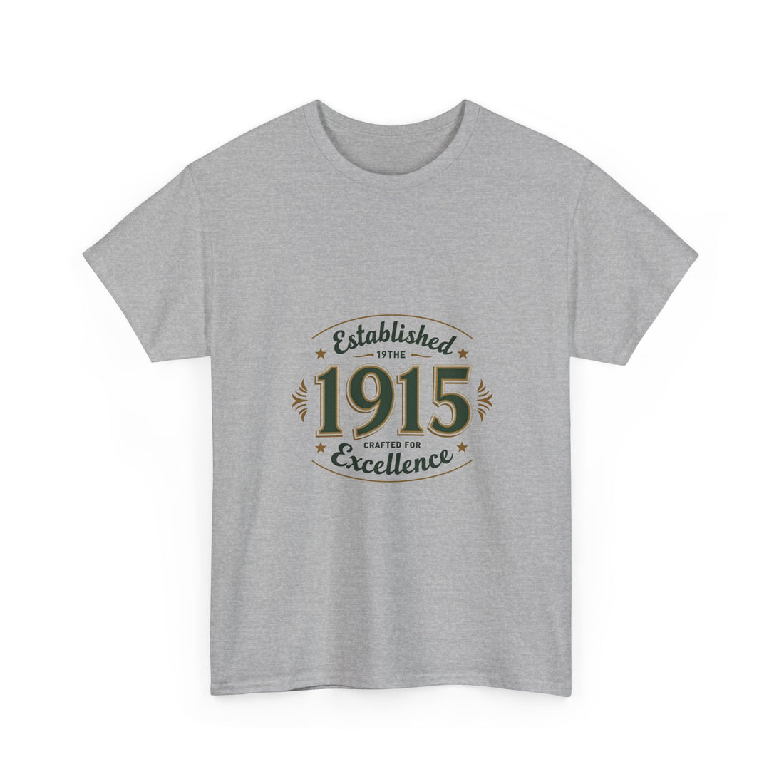 '1915 Established Excellence' Vintage Anniversary T-Shirt