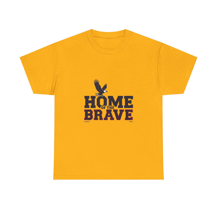 Home of the Brave T-Shirt — Patriotic Eagle Tee for Veterans & Fourth of July