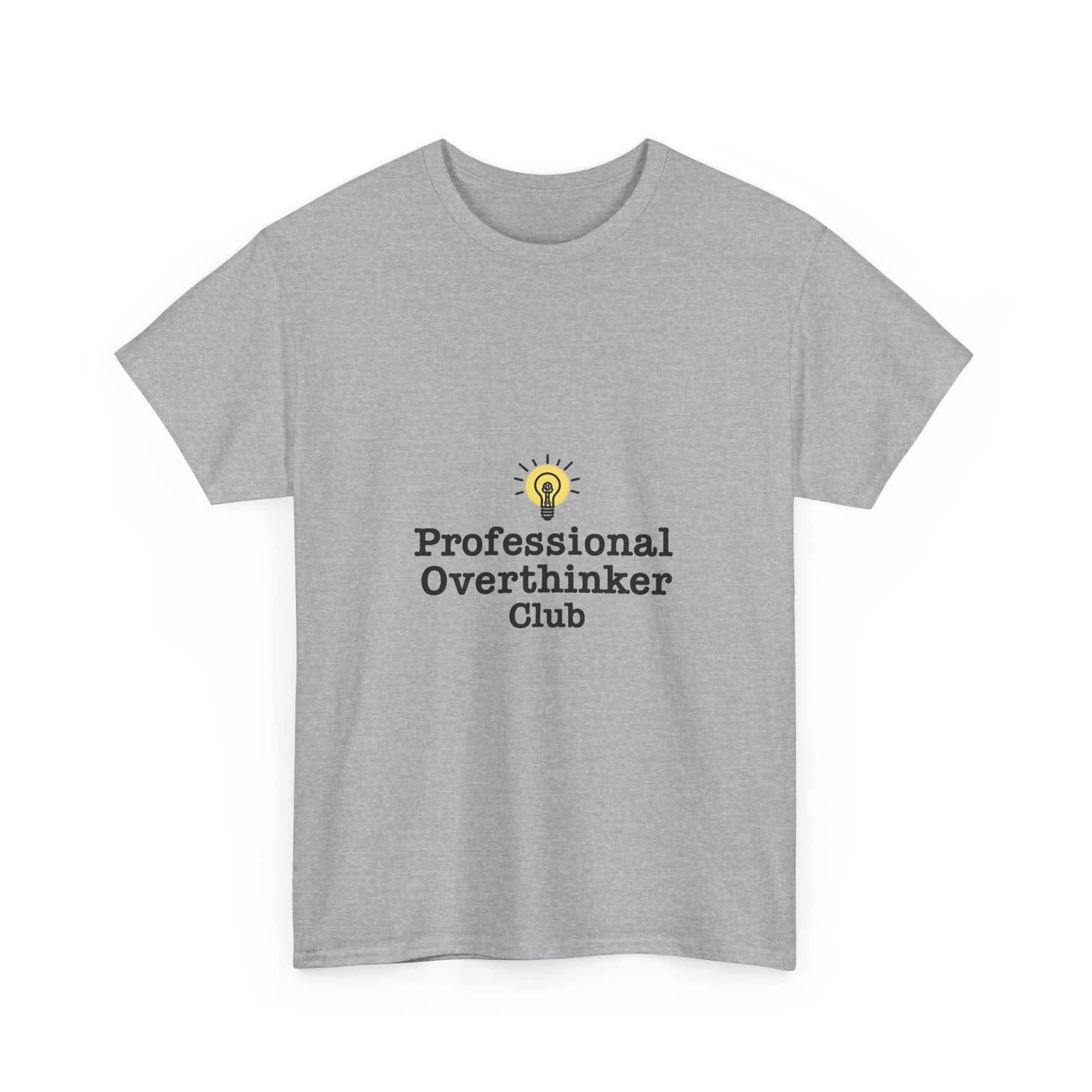 'Professional Overthinker Club' Funny Introvert T-Shirt