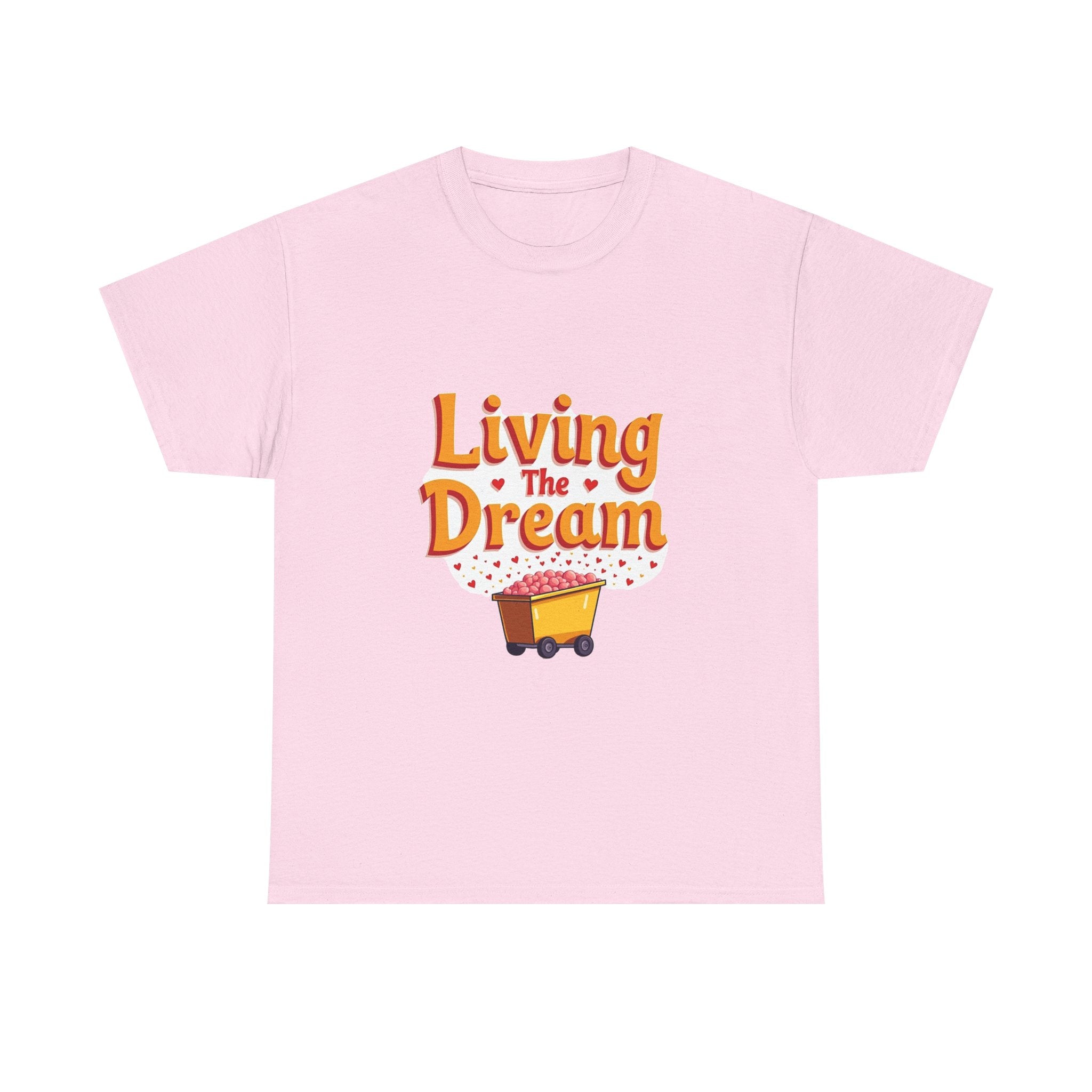 'Living The Dream' Retro Scooter Graphic T-Shirt