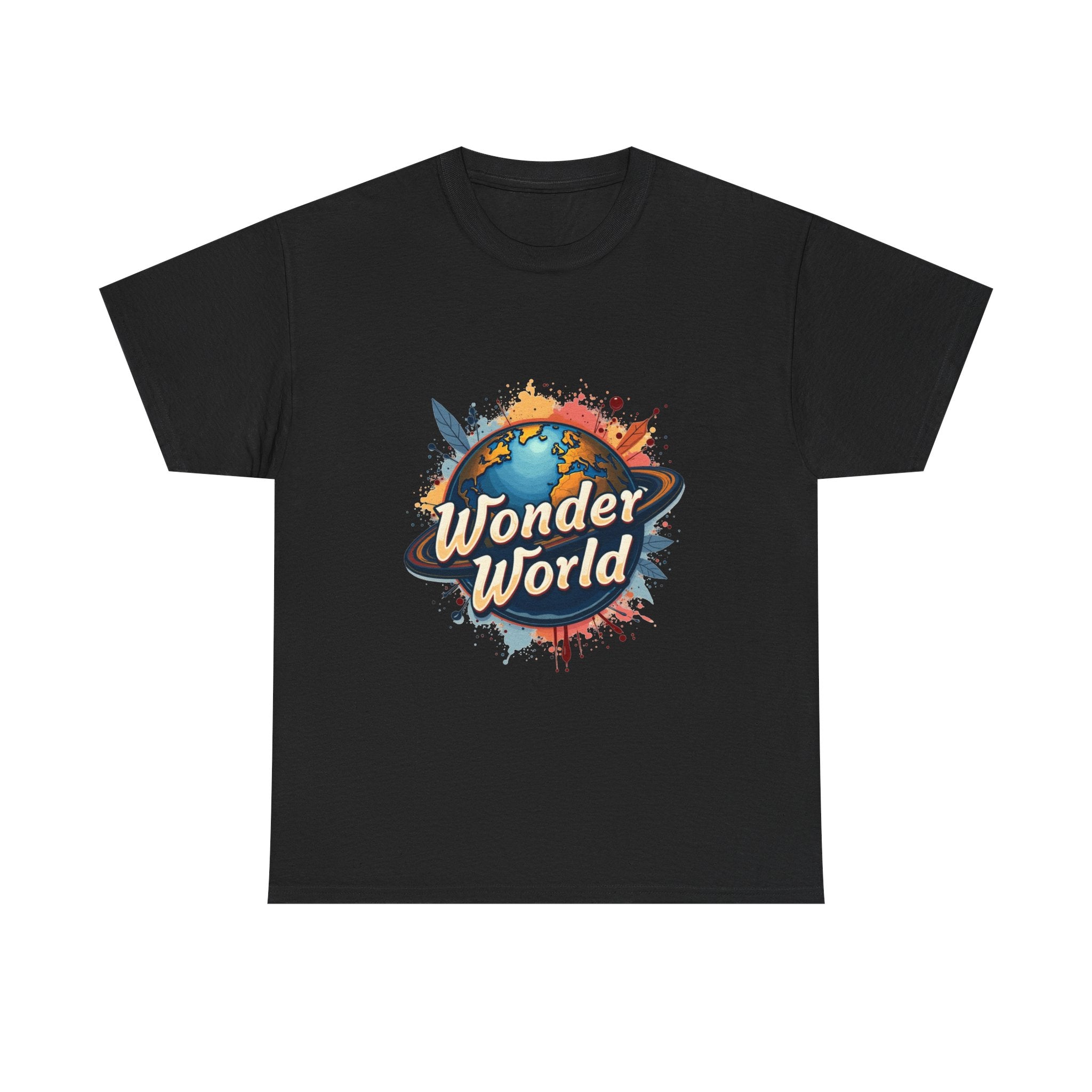Wonder World Retro Earth Logo T-Shirt