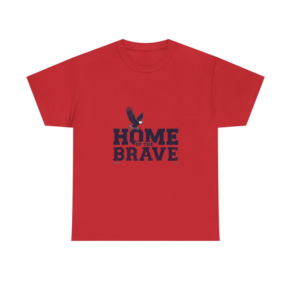 Home of the Brave T-Shirt — Patriotic Eagle Tee for Veterans & Fourth of July