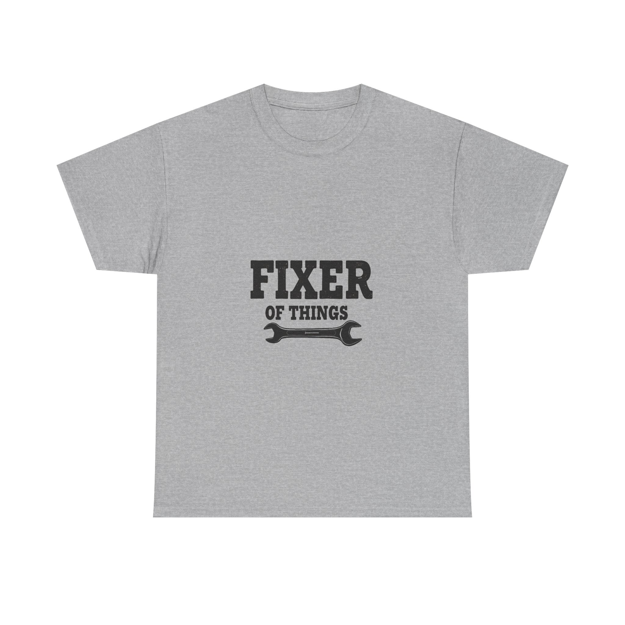 'Fixer of Things' Wrench Graphic T-Shirts for DIYers & Handymen