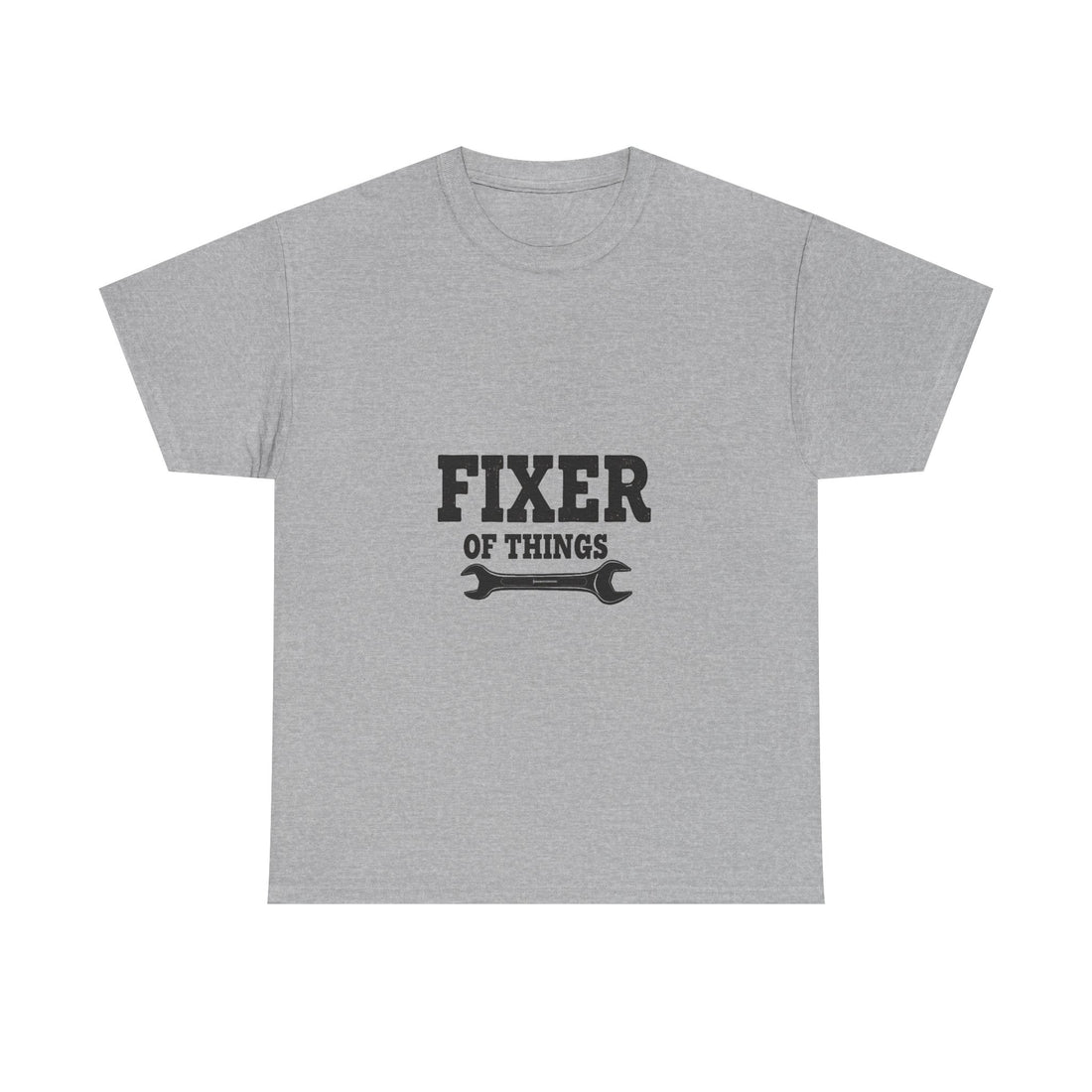 'Fixer of Things' Wrench Graphic T-Shirts for DIYers & Handymen