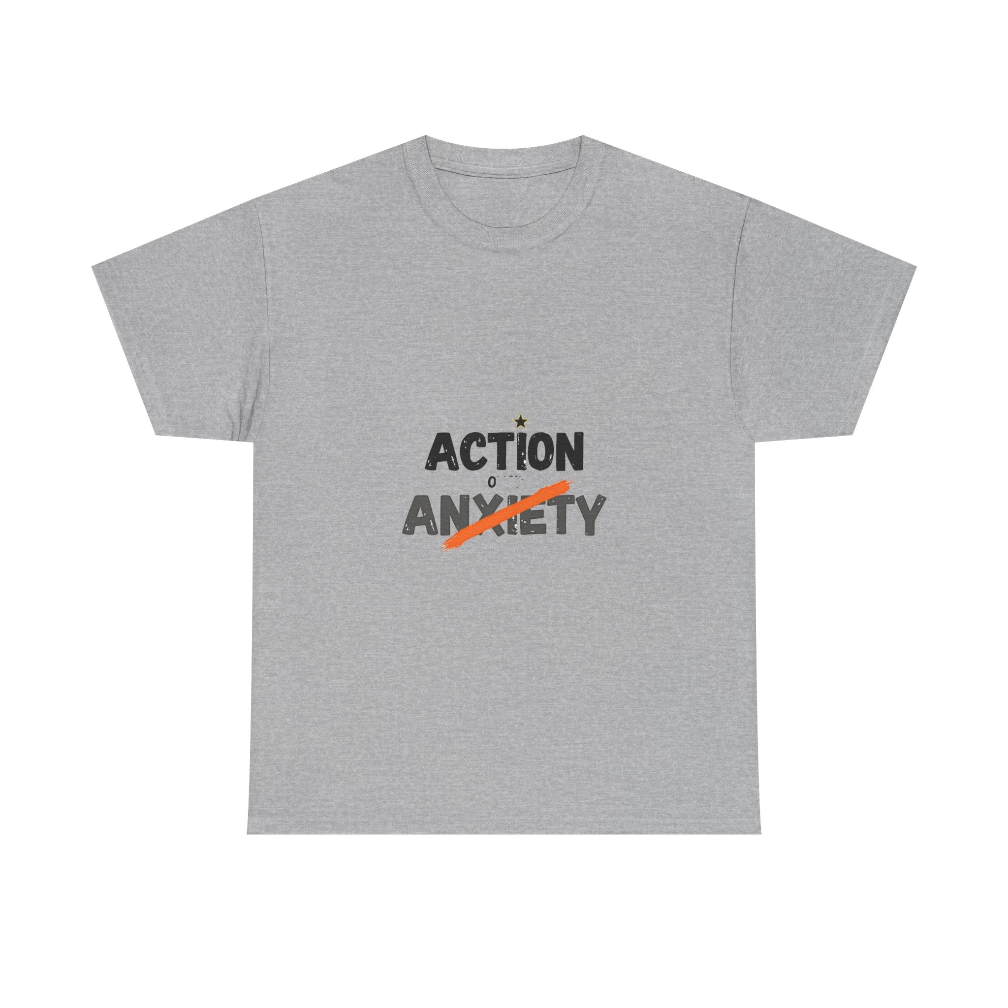 'Action Over Anxiety' Inspirational T-Shirt