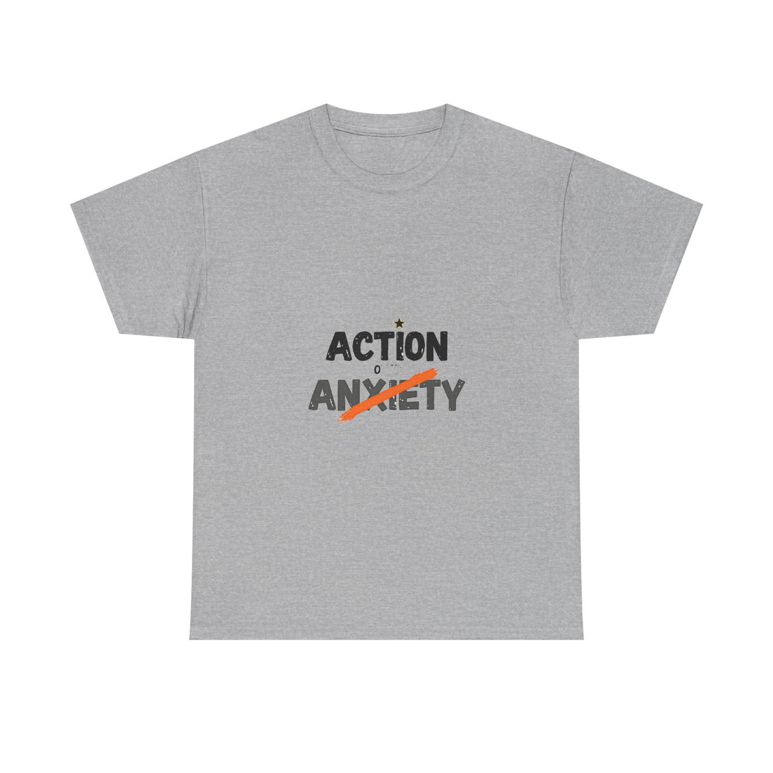 'Action Over Anxiety' Inspirational T-Shirt