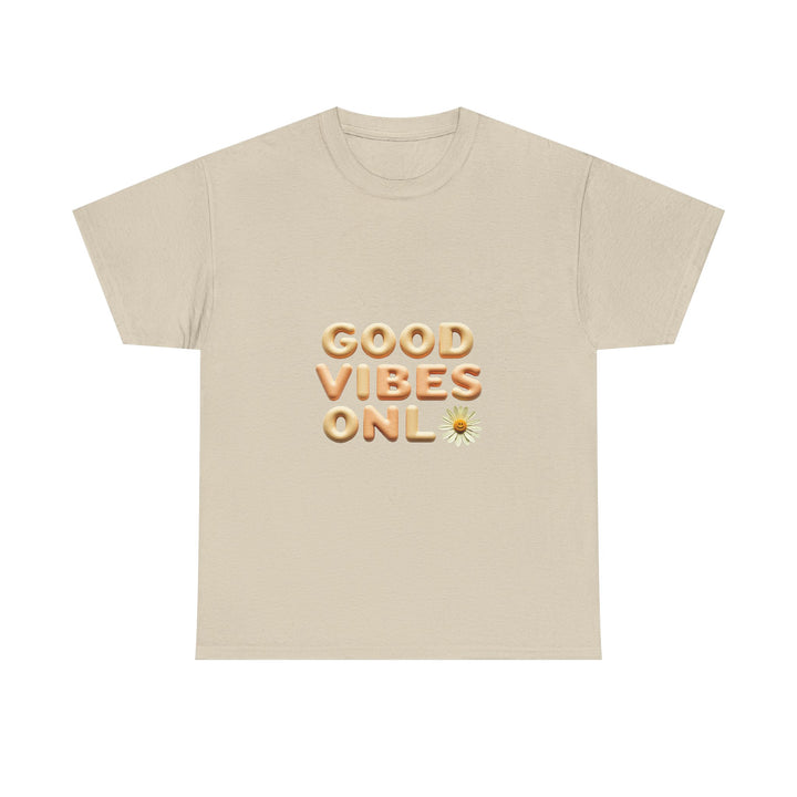 'Good Vibes Only' Cute Daisy Graphic Tee
