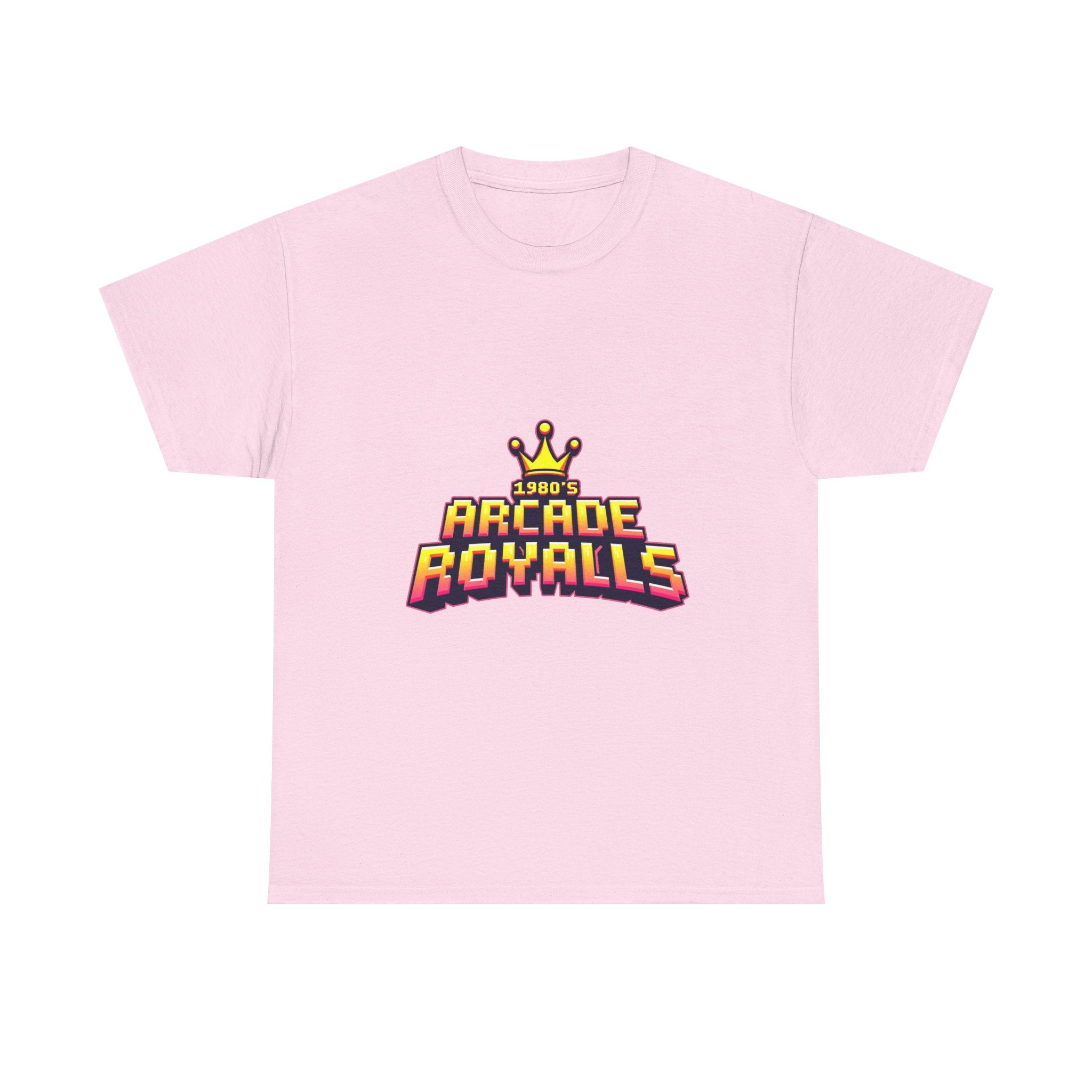 'Arcade Royalls Logo' Retro Gaming Crown T-Shirt