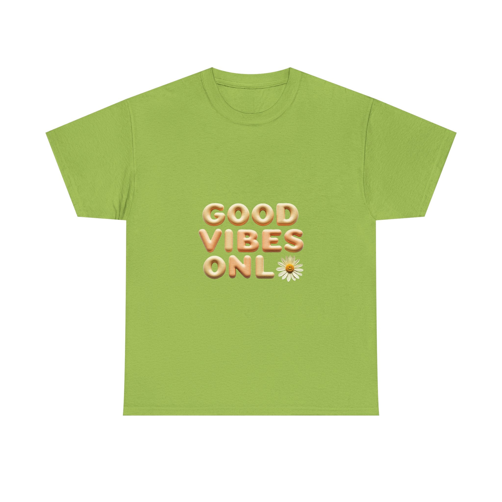 'Good Vibes Only' Cute Daisy Graphic Tee