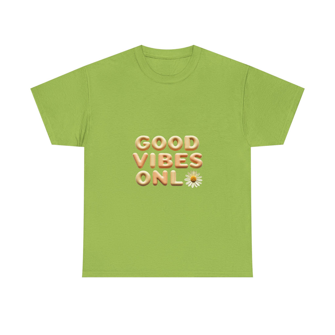 'Good Vibes Only' Cute Daisy Graphic Tee