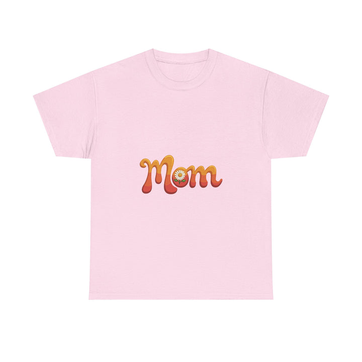 'Mom' 70s Vintage Floral T-Shirt,