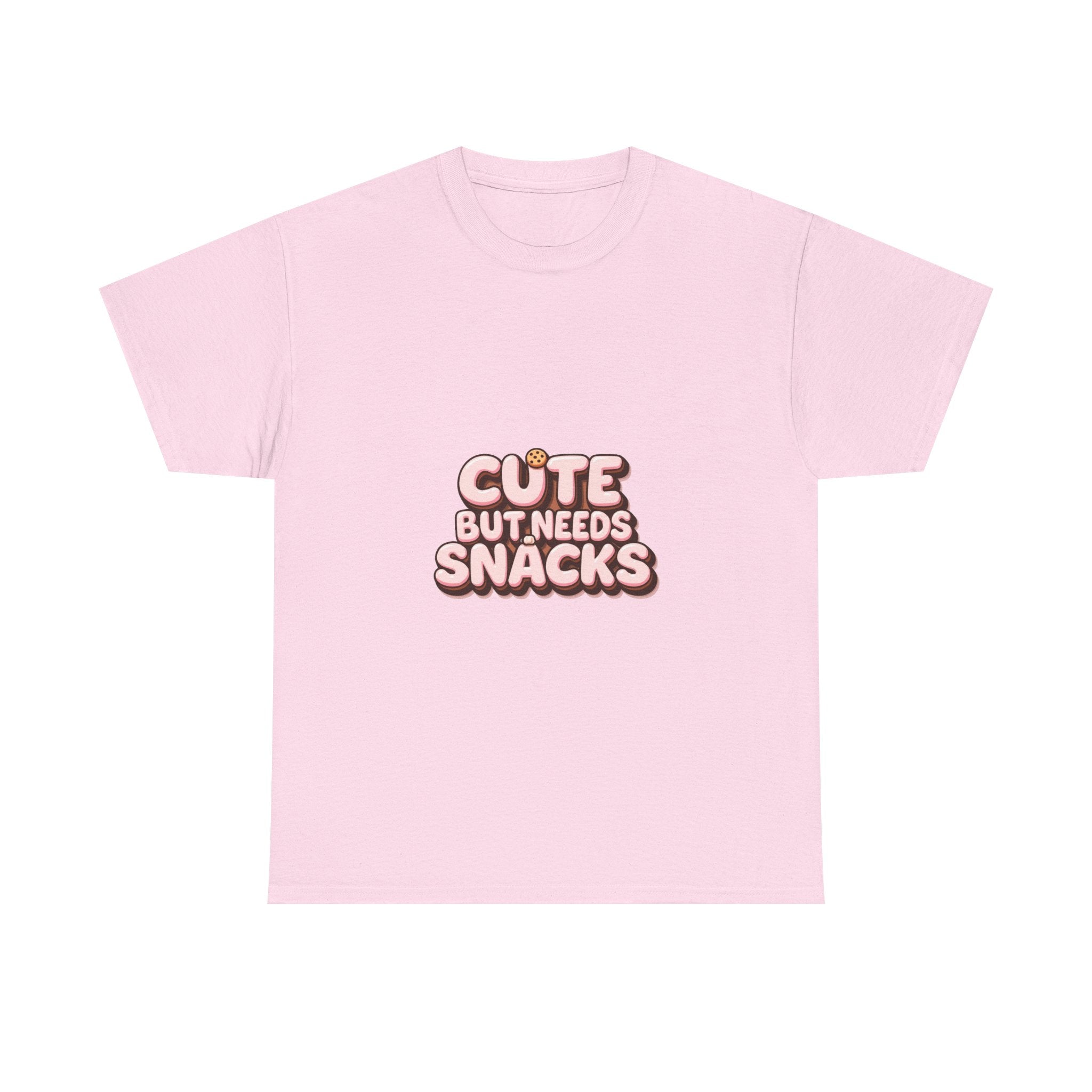 "Cute But Needs Snacks" Graphic T-Shirt