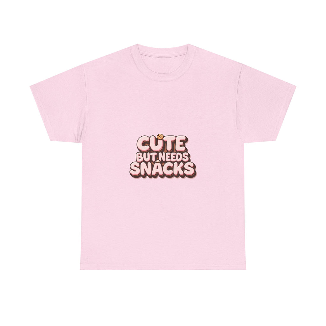 "Cute But Needs Snacks" Graphic T-Shirt