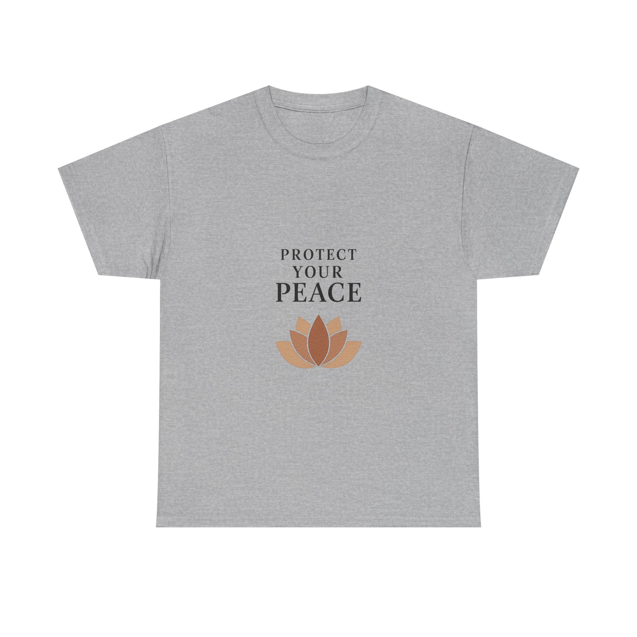 'Protect Your Peace' Lotus Graphic T-Shirt