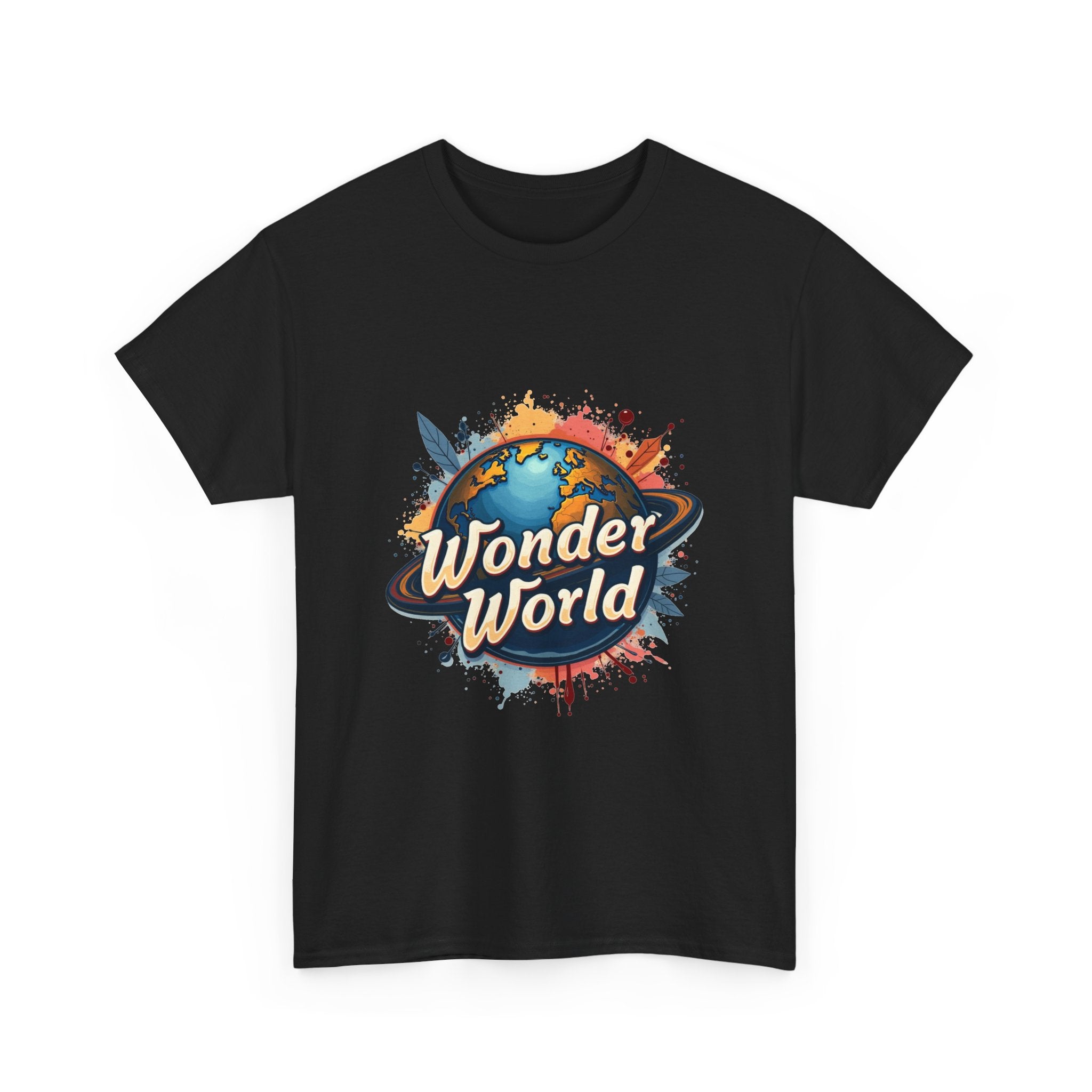 Wonder World Retro Earth Logo T-Shirt