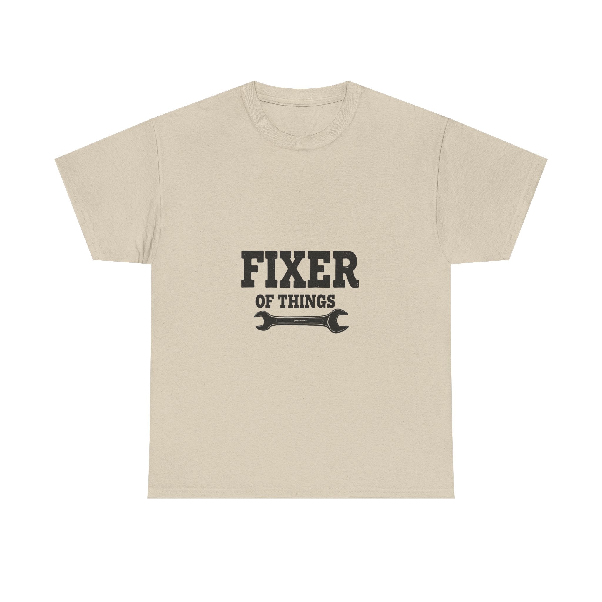'Fixer of Things' Wrench Graphic T-Shirts for DIYers & Handymen