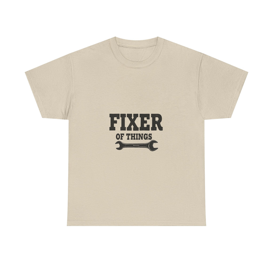 'Fixer of Things' Wrench Graphic T-Shirts for DIYers & Handymen