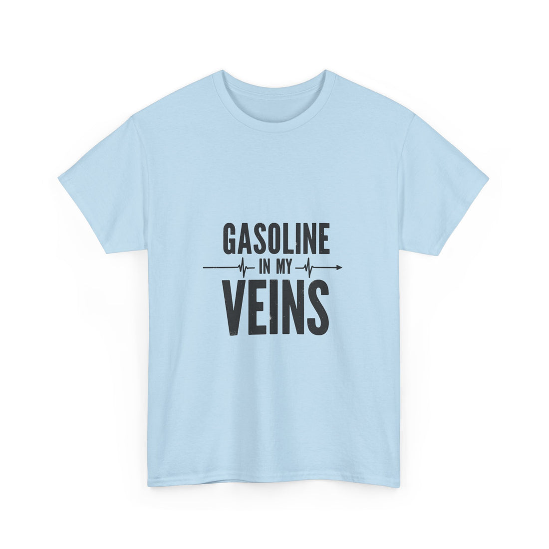 'Gasoline In My Veins' Vintage Mechanic Motorbike T-Shirt