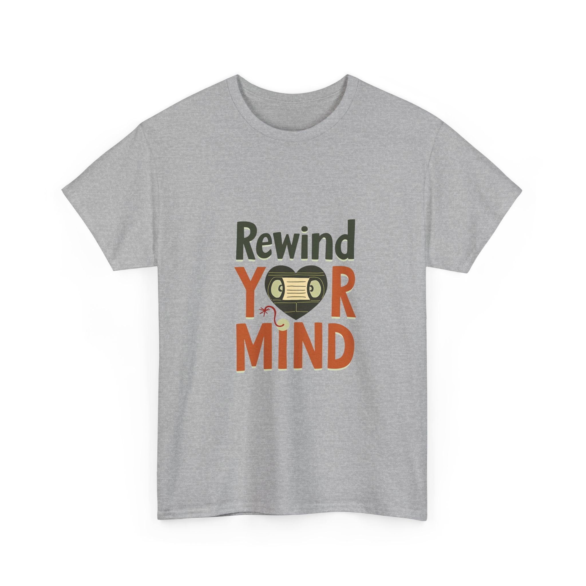 'Rewind Your Mind' Retro Cassette Tape T-Shirt
