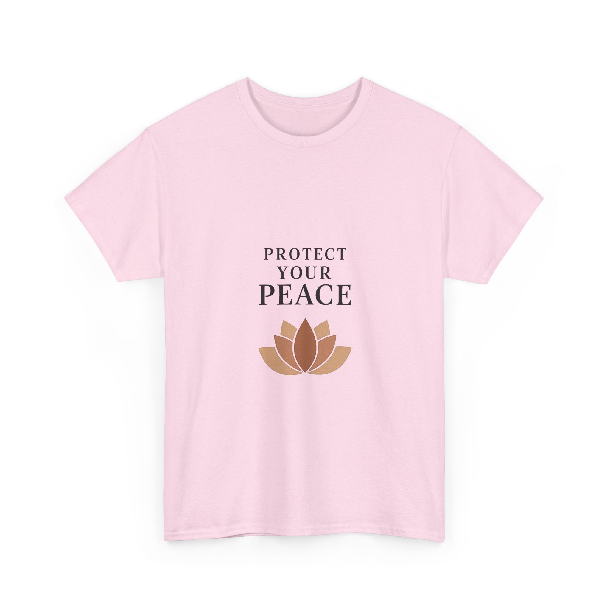 'Protect Your Peace' Lotus Graphic T-Shirt
