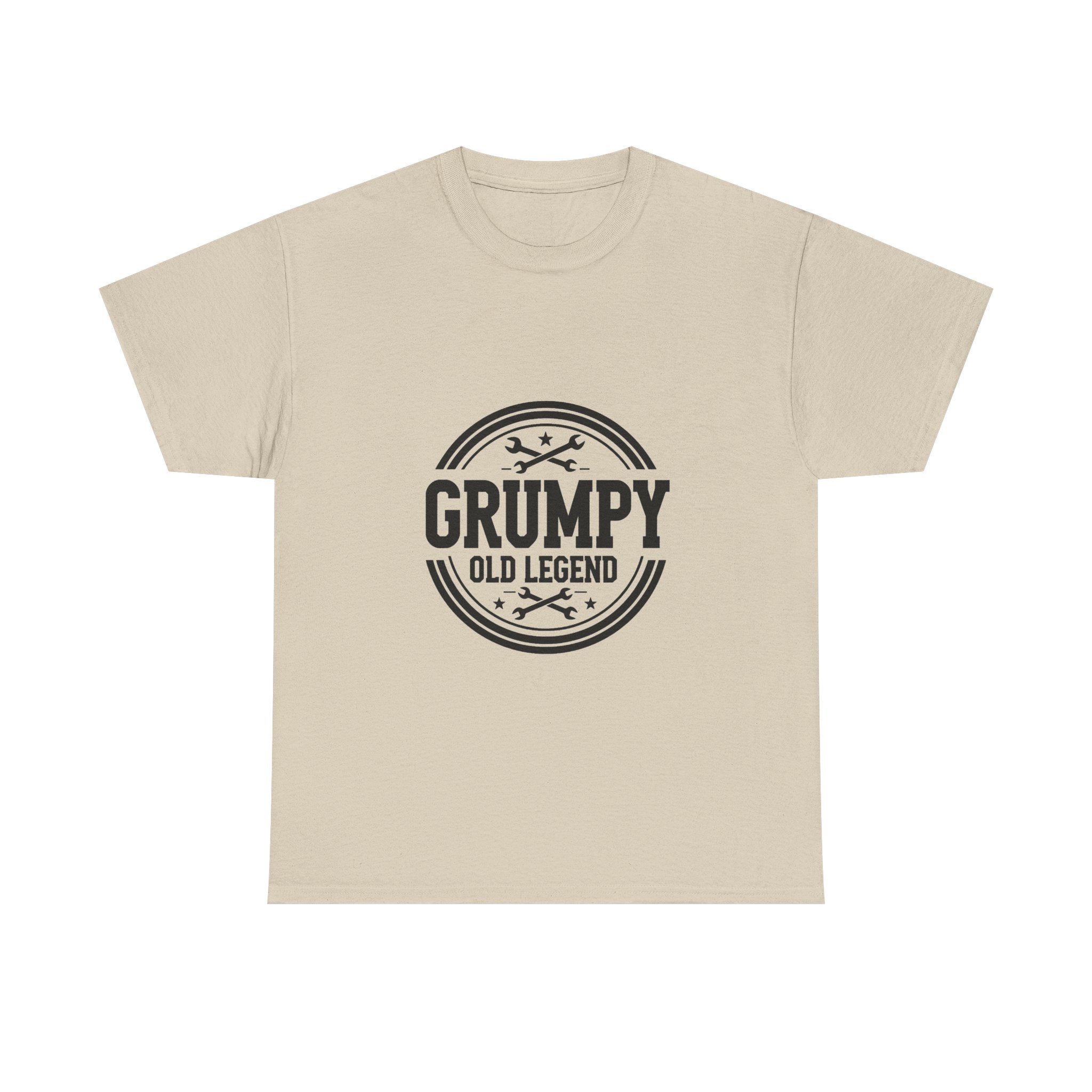 'Grumpy Old Legend' Funny Vintage Badge T-Shirt