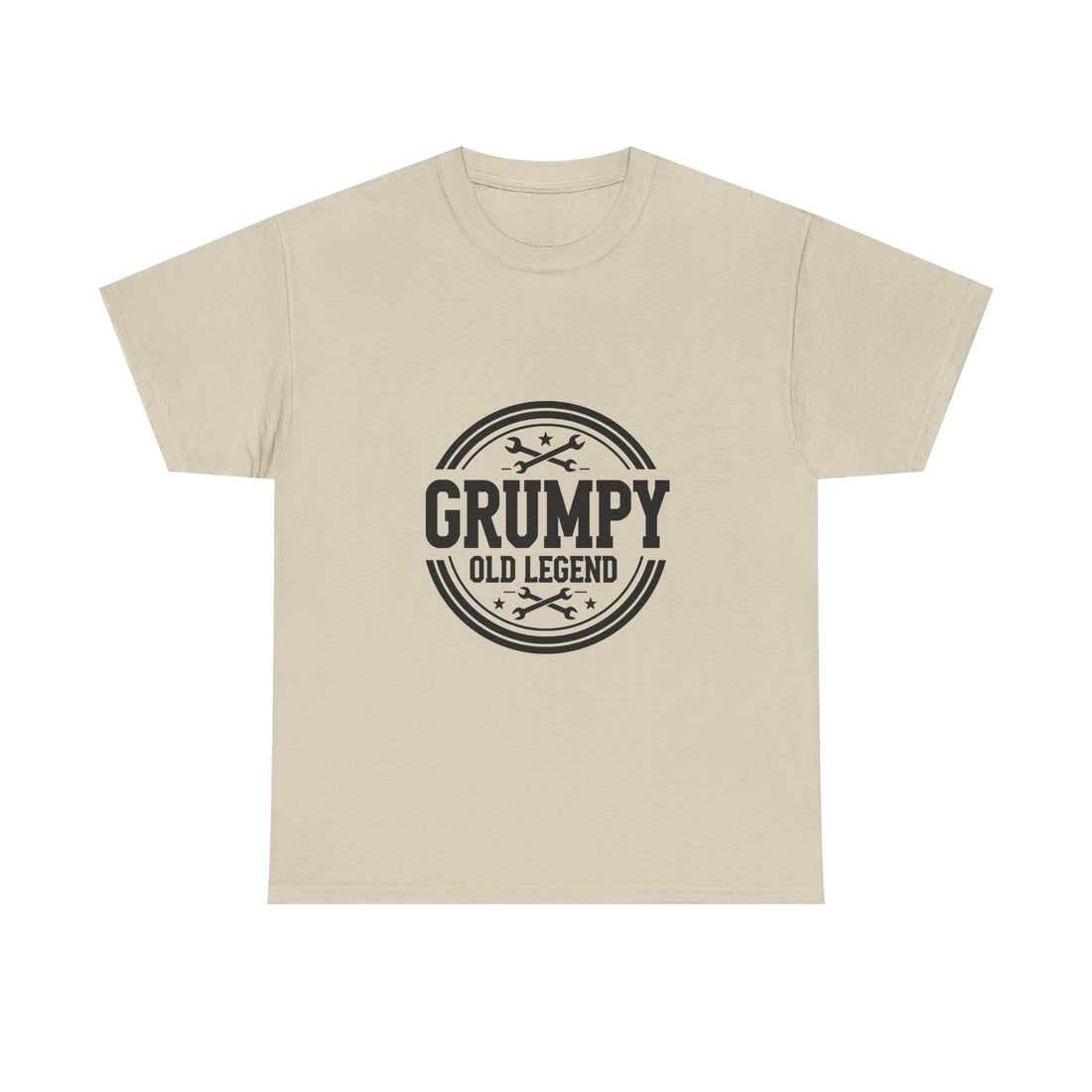 'Grumpy Old Legend' Funny Vintage Badge T-Shirt