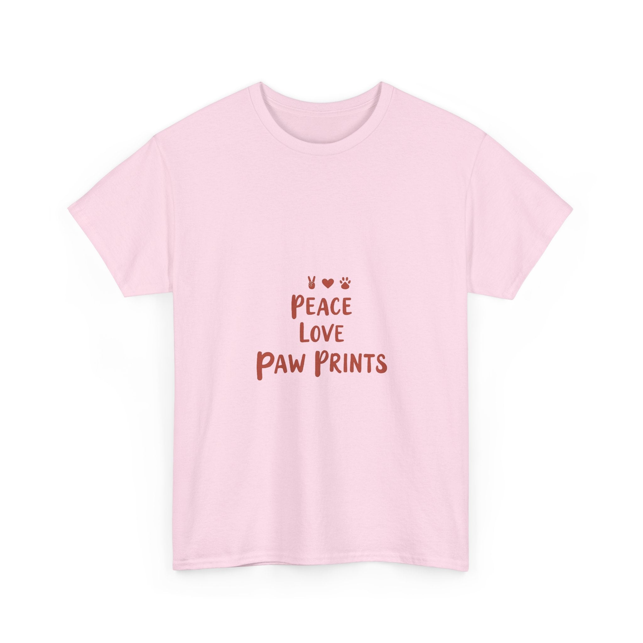 'Peace Love Paw Prints'  Cute Dog Lover T-Shirt
