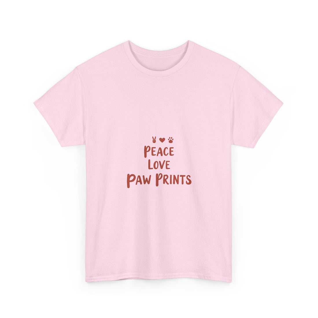 'Peace Love Paw Prints'  Cute Dog Lover T-Shirt