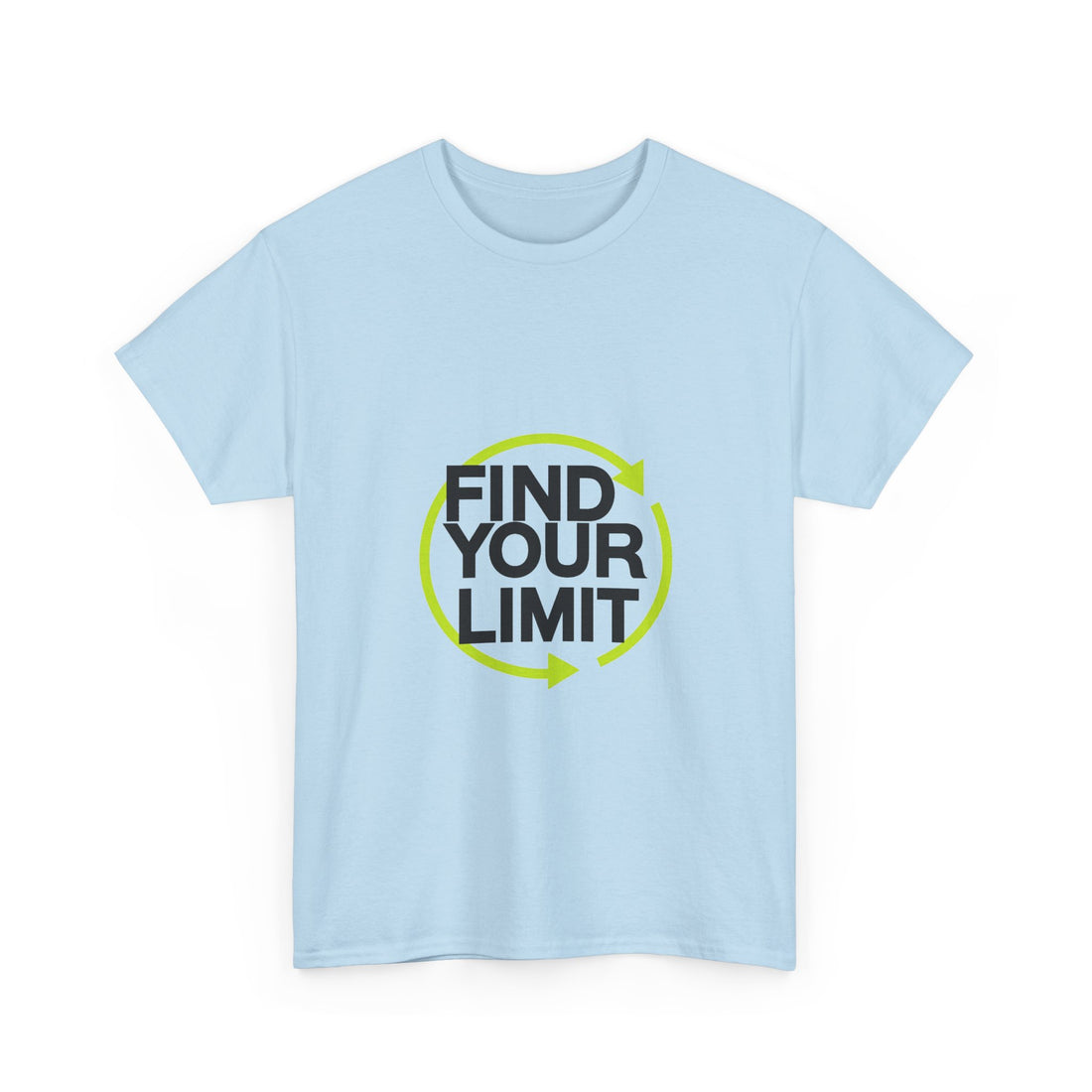 Find Your Limit Graphic Fitness T‑Shirt
