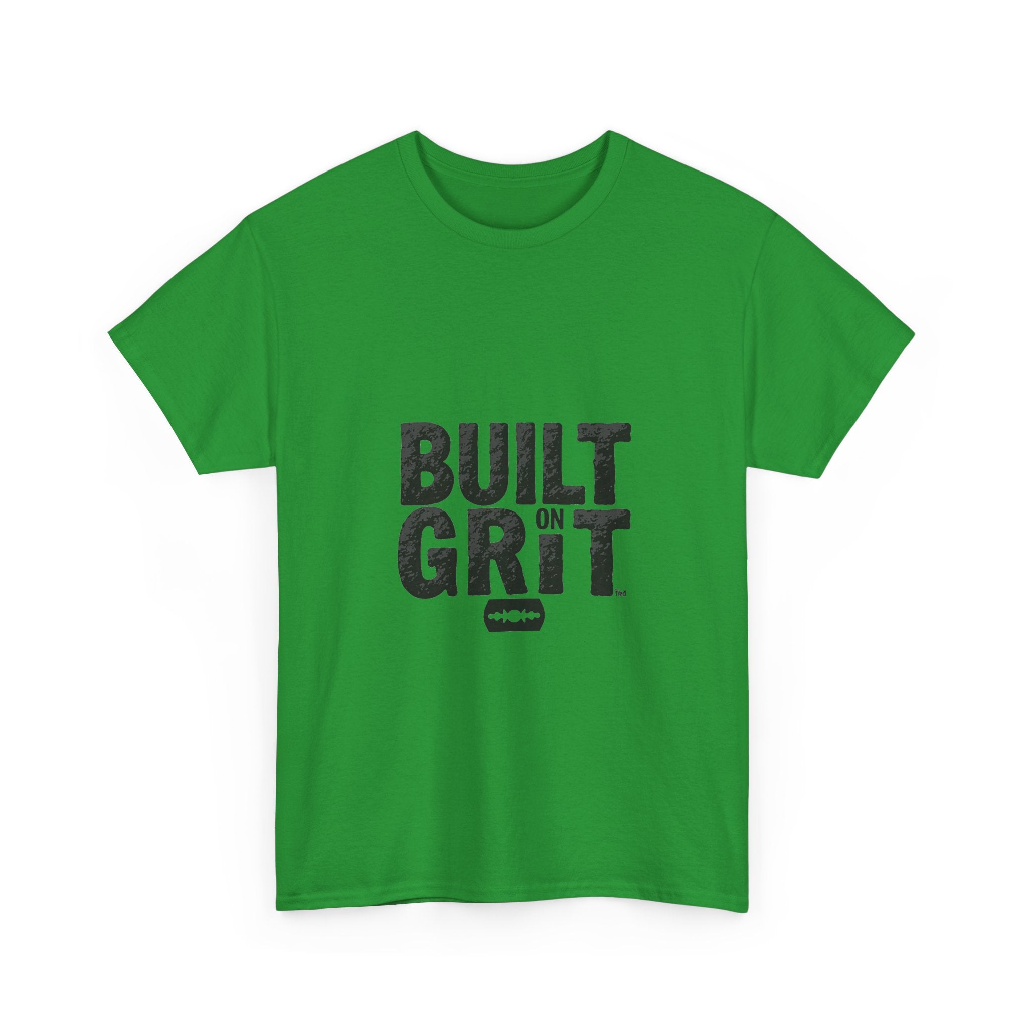Built on Grit Motivational Graphic T-Shirt