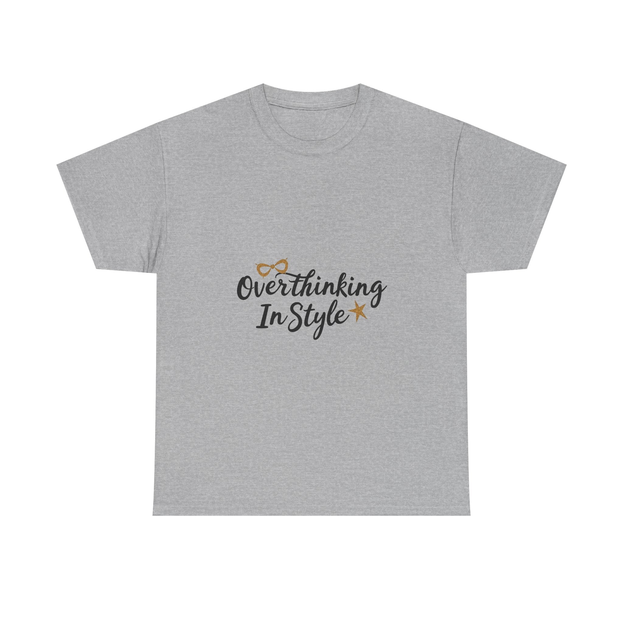 'Overthinking In Style' Funny Graphic Women’s Casual T-Shirt
