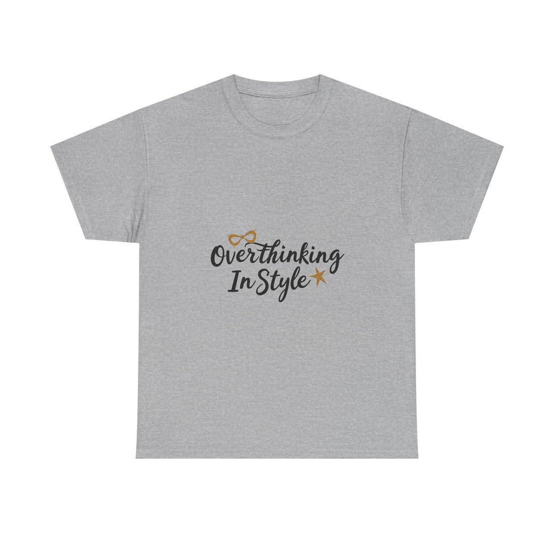 'Overthinking In Style' Funny Graphic Women’s Casual T-Shirt