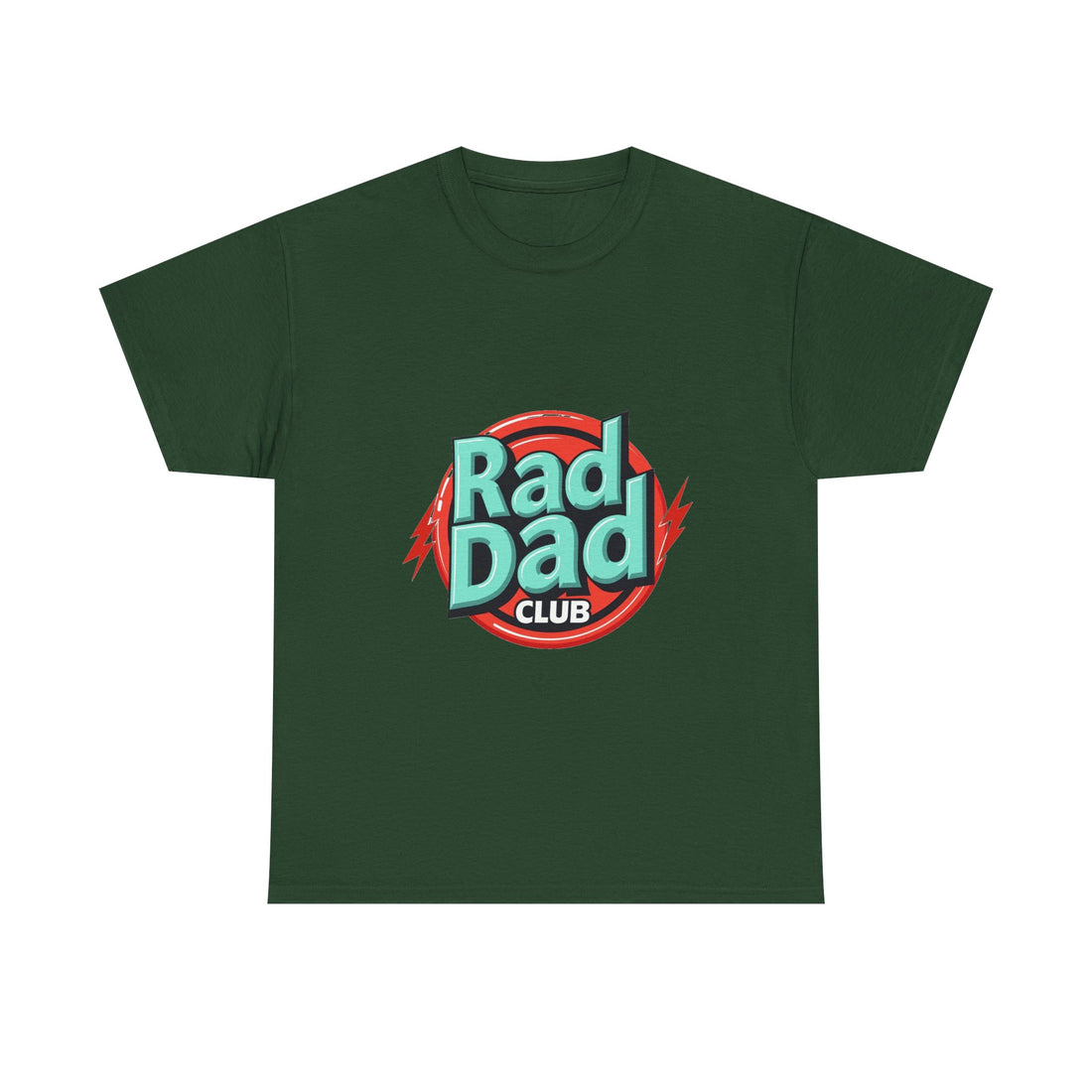 'Rad Dad Club' Retro Graphic T-Shirt for Cool Dads, Father’s Day Gift