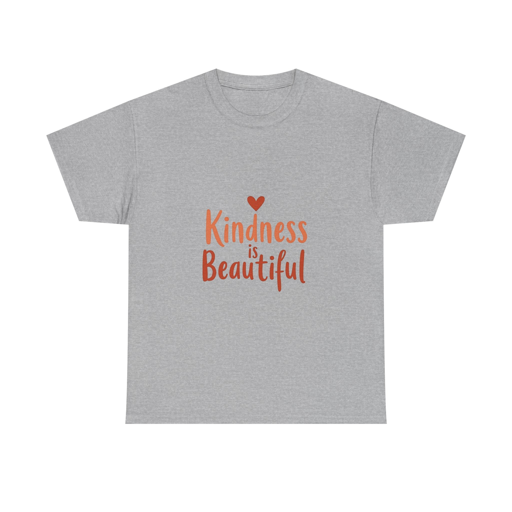 Kindness is Beautiful Inspirational Heart Graphic T‑Shirt