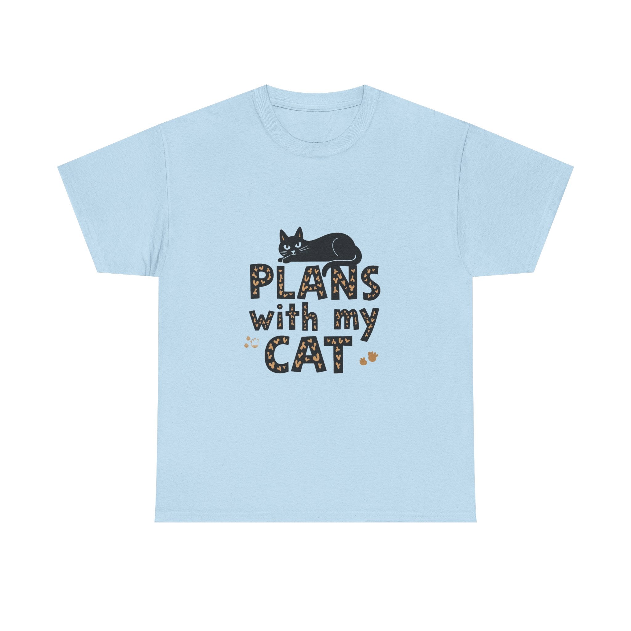 "Plans With My Cat" Graphic T-Shirt