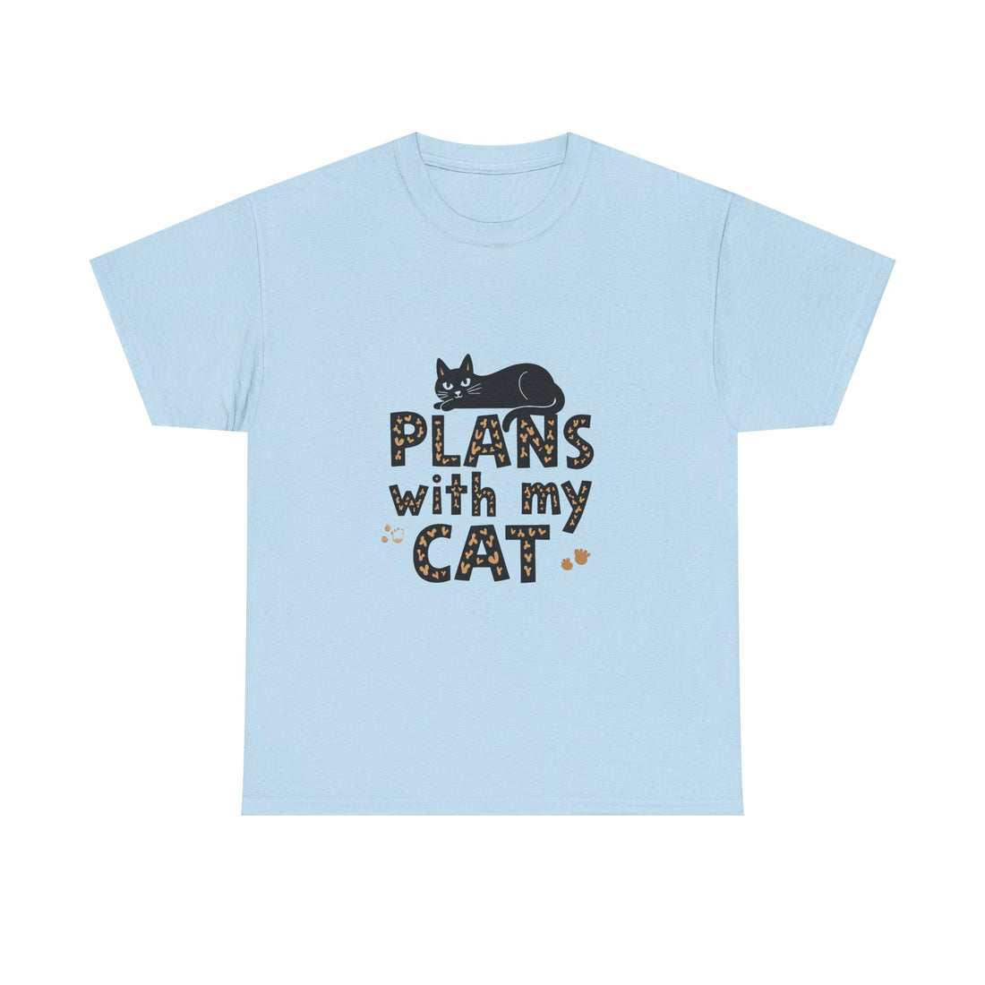 "Plans With My Cat" Graphic T-Shirt