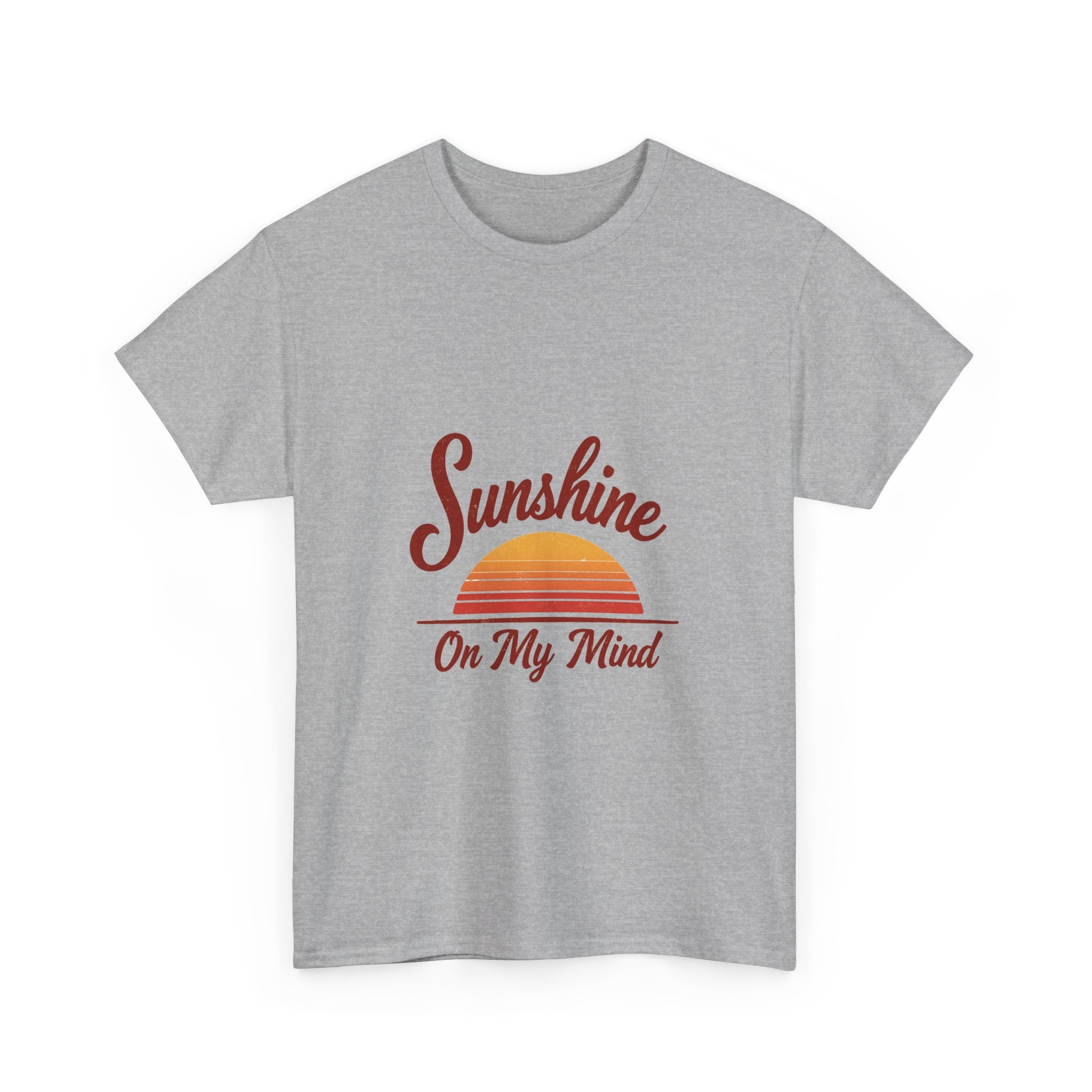 'Sunshine On My Mind' Retro Sunset Graphic T-Shirt