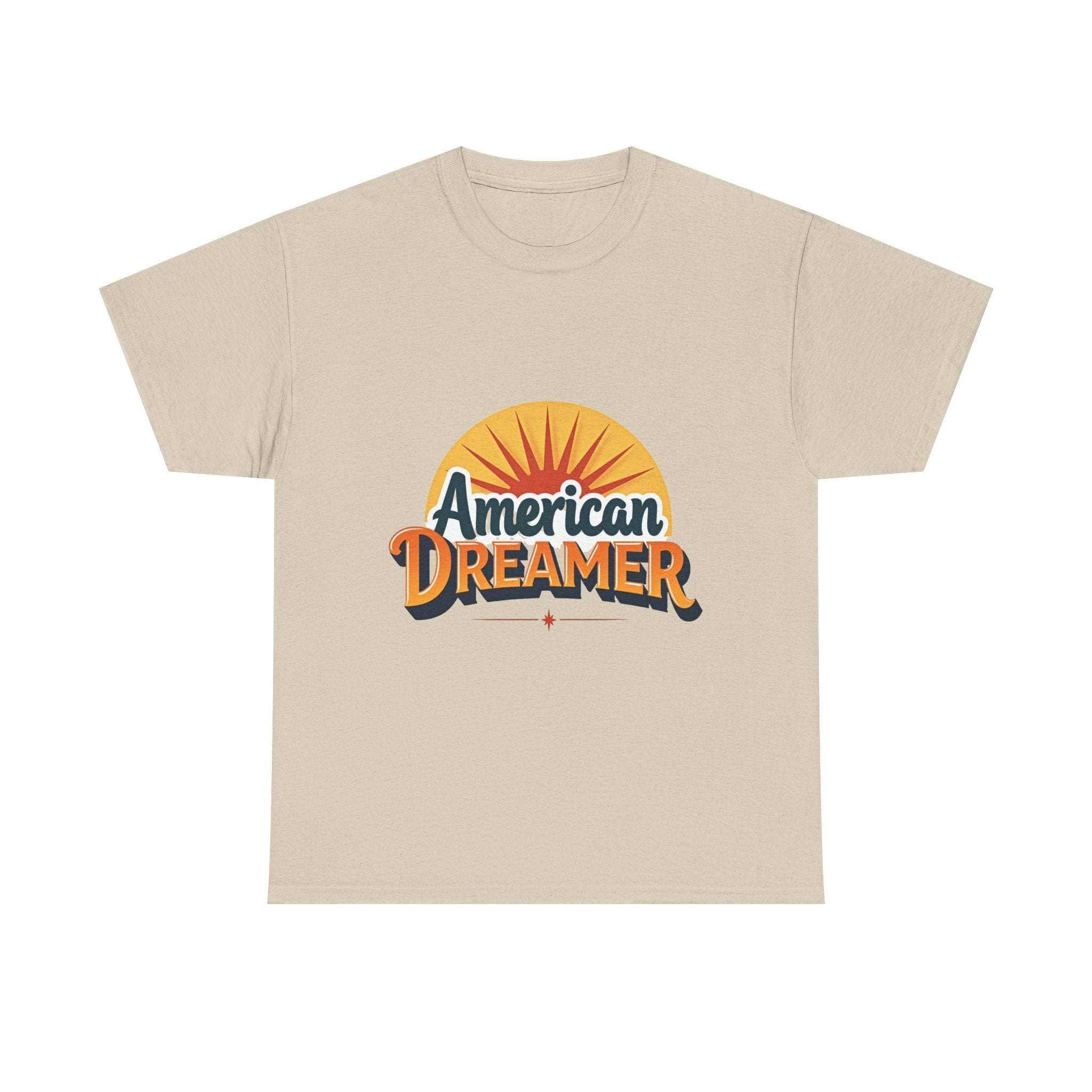 'American Dreamer' Retro Sunrise Graphic T-Shirt